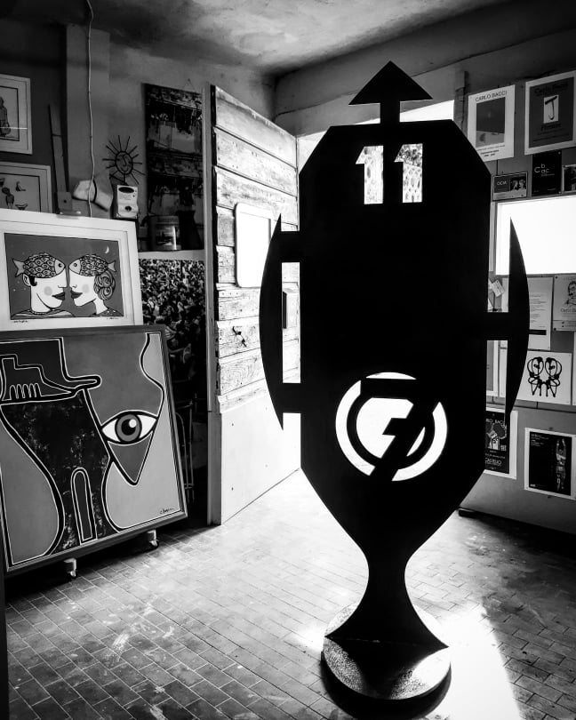 Lerici, ripristinata e ricollocata la scultura – Forma Filippo Tommaso Marinetti – di Carlo&nbsp;Bacci