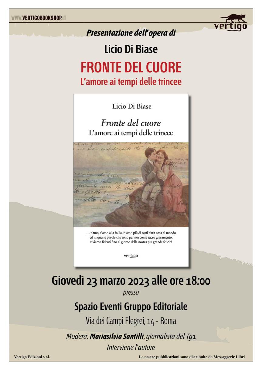 Presentazione del romanzo storico di Licio Di Biase a&nbsp;Roma